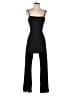 Derek Heart Solid Black Jumpsuit Size S - photo 1