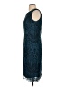 Chetta B Paisley Teal Cocktail Dress Size 2 - photo 5