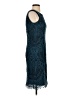 Chetta B Paisley Teal Cocktail Dress Size 2 - photo 4