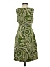 Lesley Evers Paisley Green Cocktail Dress Size XS - photo 2
