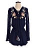 LoveRiche 100% Rayon Blue Romper Size S - photo 1