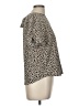 Papermoon 100% Polyester Animal Print Tan Short Sleeve Top Size M (petite) - photo 4