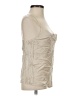 MNG 100% Viscose Tan Sleeveless Blouse Size XXS - photo 4