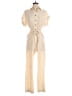 Antonio Melani Solid Ivory Jumpsuit Size 4 - photo 1