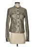 Dana Buchman Metallic Gray Jacket Size 2 - photo 1