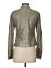 Dana Buchman Metallic Gray Jacket Size 2 - photo 2