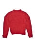 Assorted Brands 100% Polyester Tweed Red Turtleneck Sweater Size 10 - 12 - photo 2
