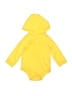 First Impressions Solid Yellow Long Sleeve Onesie Size 6-9 mo - photo 1