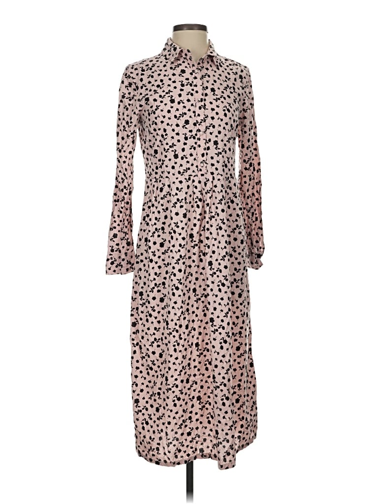 Pre-owned Caslon Casual Dress In Brown
