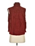FRAME 100% Viscose Burgundy Sleeveless Blouse Size 1 - photo 1
