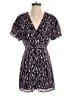 Collective Concepts 100% Polyester Print Blue Romper Size S - photo 1