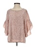 Shein 100% Polyester Pink 3/4 Sleeve Blouse Size S - photo 1