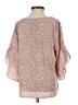 Shein 100% Polyester Pink 3/4 Sleeve Blouse Size S - photo 2