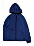 Old Navy 100% Polyester Blue Zip Up Hoodie Size 8 - photo 1