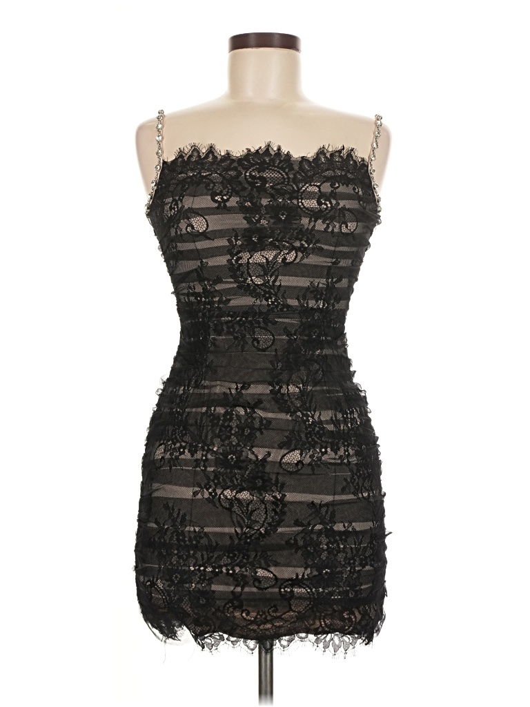 Pre-owned Assorted Brands Cocktail Dress In Black