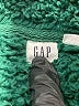 Gap 100% Polyester Green Faux Fur Jacket Size M - photo 6