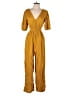 Wild Fable 100% Rayon Solid Gold Jumpsuit Size XS - photo 1