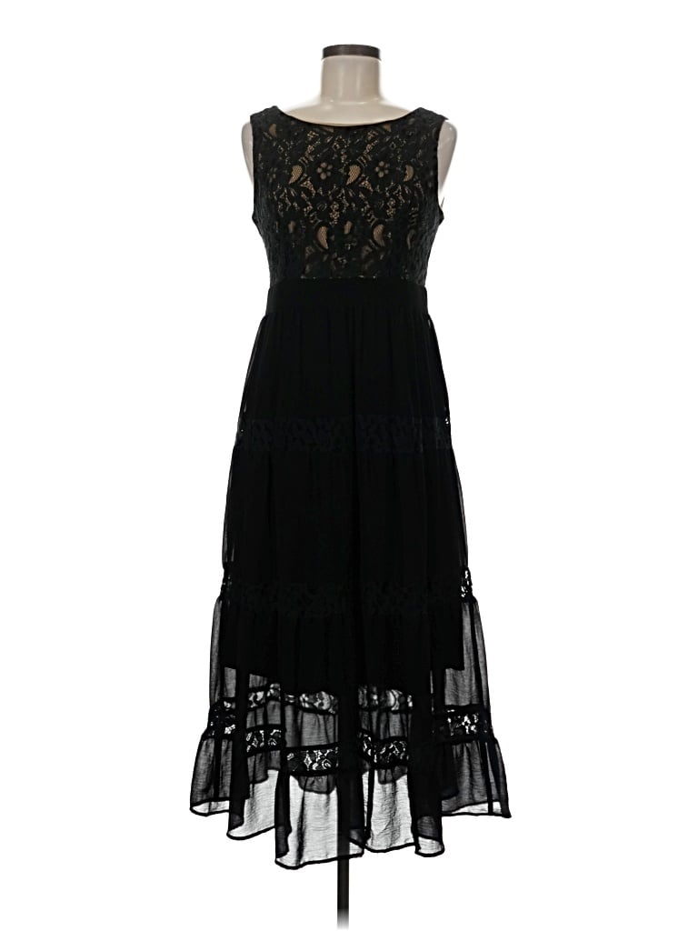 Pre-owned Emma & Michele Cocktail Dress In Black