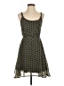 Bar III 100% Polyester Print Yellow Casual Dress Size S - photo 1