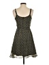 Bar III 100% Polyester Print Yellow Casual Dress Size S - photo 2