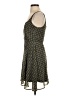 Bar III 100% Polyester Print Yellow Casual Dress Size S - photo 5