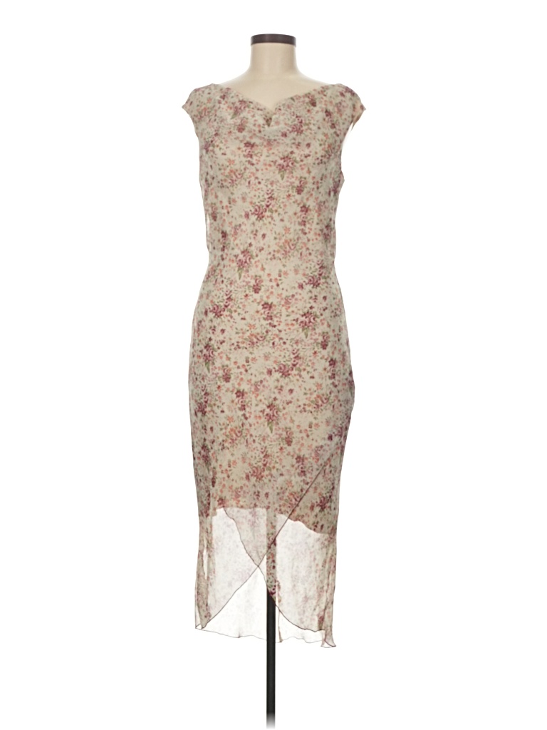 Pre-owned Assorted Brands Cocktail Dress In White