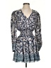 Intermix Paisley Blue Casual Dress Size 2 - photo 1