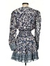 Intermix Paisley Blue Casual Dress Size 2 - photo 2