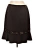 Vex Solid Brown Formal Skirt Size EU 42 / US 12 - photo 2