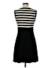 BCBGMAXAZRIA Stripes Black Casual Dress Size M (estimated) - photo 2