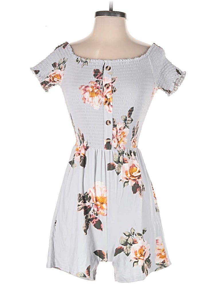 Pre-owned J For Justify Romper In Gray