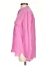 Classics By Worth 100% Silk Solid Pink Long Sleeve Silk Top Size S - photo 5
