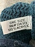 Unbranded 100% Acrylic Blue Poncho One size - photo 8