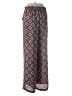Max Studio 100% Polyester Paisley Brown Casual Pants Size M - photo 2