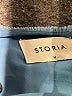 Storia 100% Polyester Blue Long Sleeve Blouse Size M - photo 7