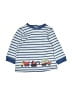 Little Me 100% Cotton Blue 3/4 Sleeve Top 3-6 MO / 6 MO - photo 1