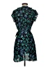 Sunday Best 100% Polyester Print Teal Cocktail Dress Size 4 - photo 2