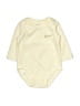 Nike 100% Polyester Ivory Long Sleeve Onesie 0-3 MO / 3 MO - photo 1