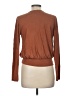 Alya Brown Long Sleeve Blouse Size M - photo 2