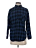 Rails Checkered-gingham Blue Long Sleeve Button-Down Shirt Size S - photo 1