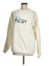 Dime 100% Cotton Ivory Sweatshirt Size M - photo 1