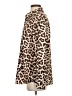 Assorted Brands 100% Polyester Animal Print Brown Long Sleeve Blouse Size S - photo 5