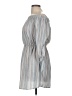 Blush Stripes Gray Casual Dress Size M - photo 5