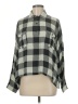 Rag & Bone Checkered-gingham Black 3/4 Sleeve Blouse Size M - photo 1