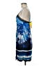 Le Superbe 100% Polyester Tropical Blue Cocktail Dress Size 6 - photo 5