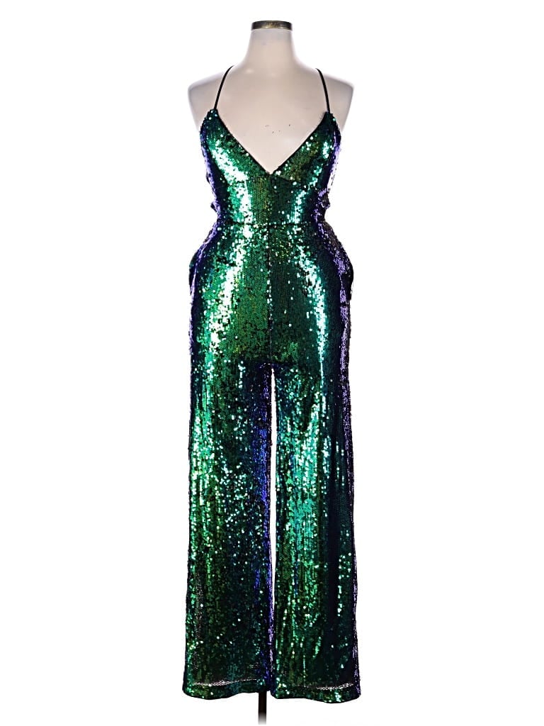 Pre-owned Lulus Jumpsuit In Green