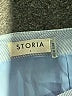 Storia 100% Cotton Blue Denim Skirt Size L - photo 3