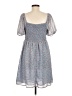 Assorted Brands 100% Polyester Paisley Blue Casual Dress Size M - photo 2