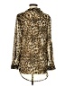 Marisol 100% Polyester Animal Print Brown Long Sleeve Blouse Size M - photo 2