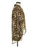 Marisol 100% Polyester Animal Print Brown Long Sleeve Blouse Size M - photo 4